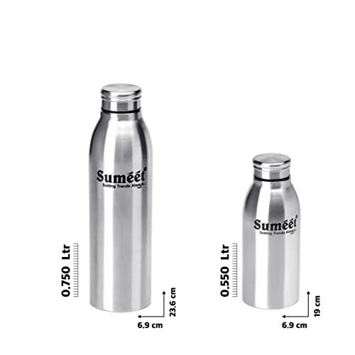 Sumeet Sleek Stainless Steel Leak-Proof Water Bottle/Fridge Bottle