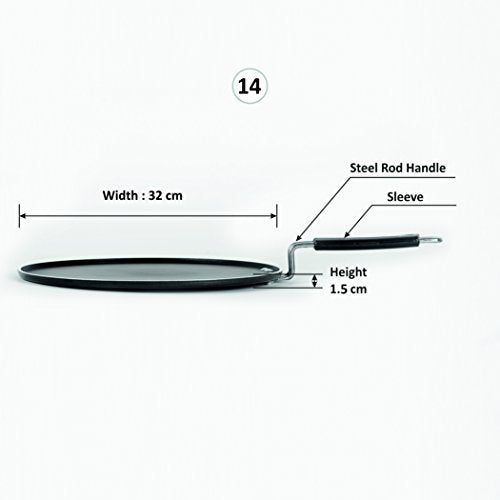 Sumeet 4mm Nonstick Smart Dosa Tawa 320 mm (No. 14)
