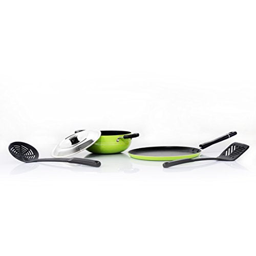 Sumeet Nonstick Festive Five Gift Set (Green)
