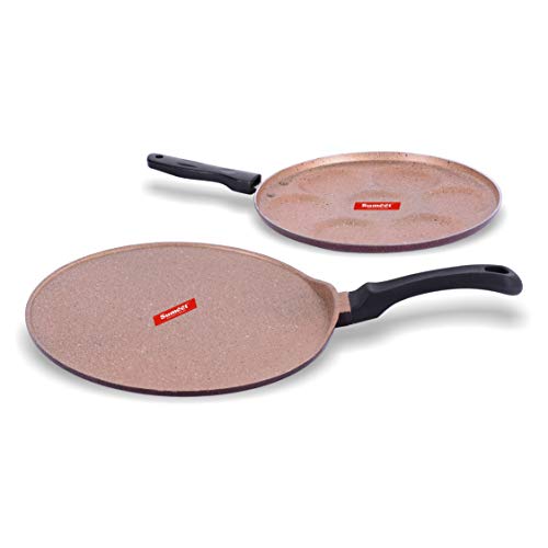 Sumeet Exotica Aluminium Cookware Set, 2 Piece (Peach)