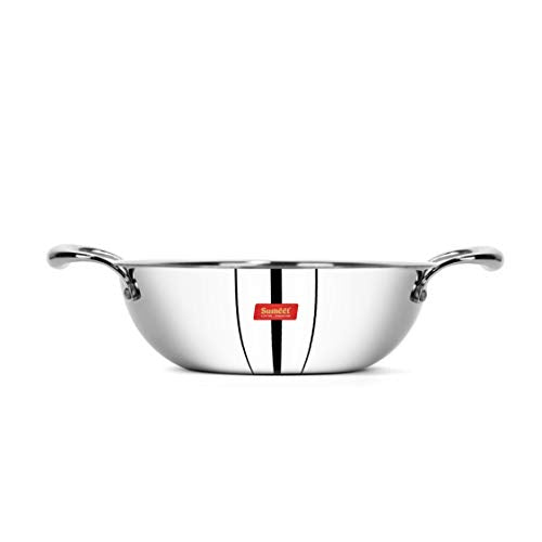 Smart TriPly Steel-Aluminium-Steel - 3 Layers Kadhai