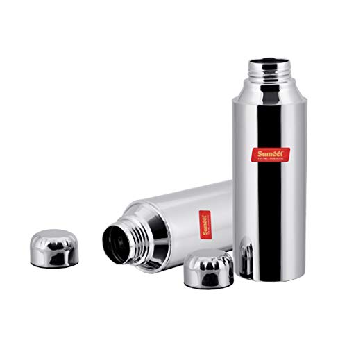 Sumeet Stainless Steel Airtight and Leak Proof Fridge Water Bottle 750Ml, Set of 2pc