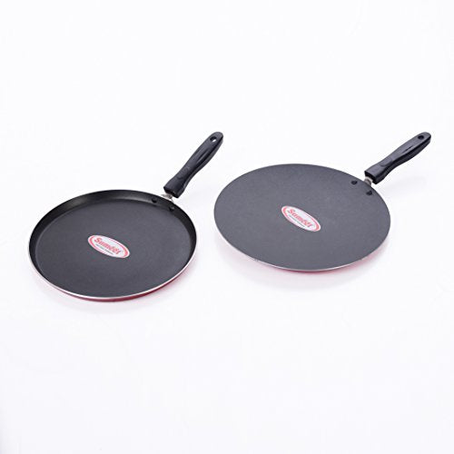 Sumeet Nonstick Dosa Tawa and Concave Tawa 2pcs Combo Set.