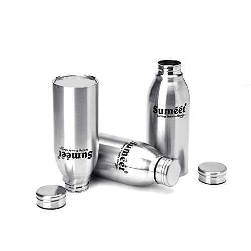 Sumeet Sleek Stainless Steel Leak-Proof Water Bottle/Fridge Bottle