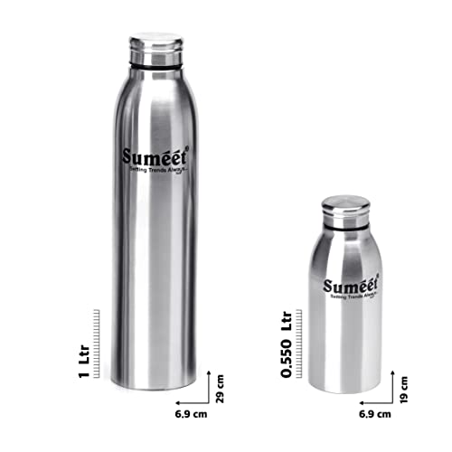 Sumeet Sleek Stainless Steel Leak-Proof Water Bottle/Fridge Bottle