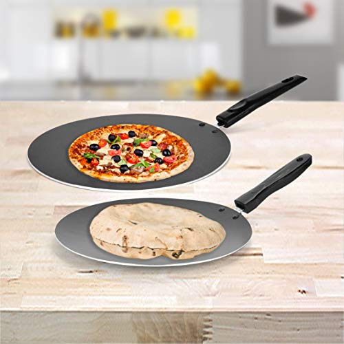 Sumeet NonStick Siliva Cookware Set (Conceve/Roti Tawa - 28Cm Dia + Flat Tawa - 30.5cm Dia)