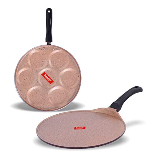 Sumeet Exotica Aluminium Cookware Set, 2 Piece (Peach)