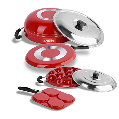 Sumeet Non-Stick Rojo Cookware Set