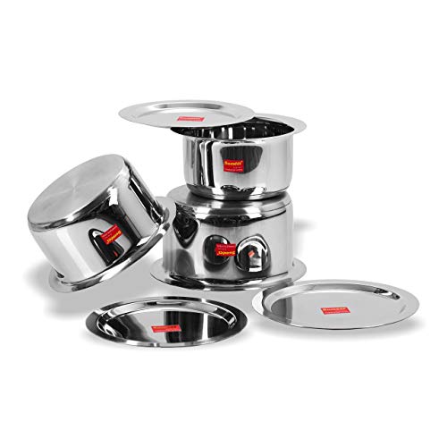 Sumeet Stainless Steel Cookware Set With Lid, 3 Piece