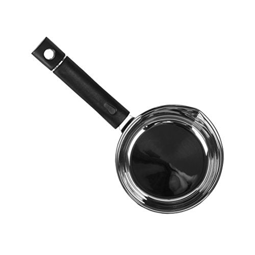 Sumeet Stainless Steel Induction Bottom (Encapsulated Bottom) Induction & Gas Stove Friendly Sauce Pan Size No. 09 (800ml)