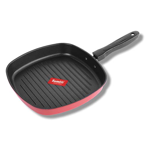 Red Non Stick Grill Pan