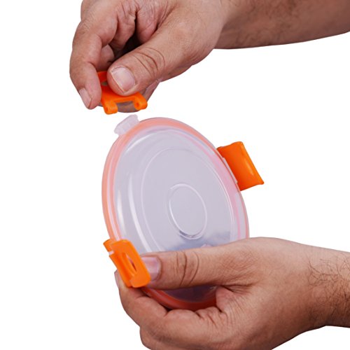 Sumeet Stainless Steel Airtight & Leak Proof Containers Set, Size 600ML -2Pc