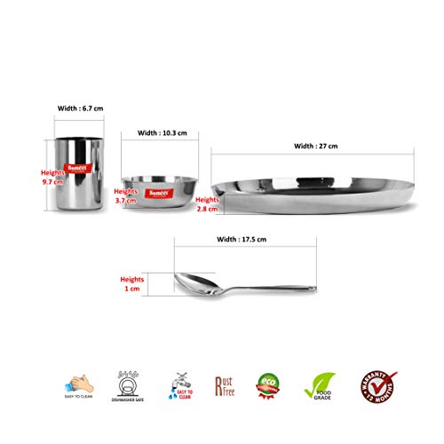Sumeet Stainless Steel Dinner Set