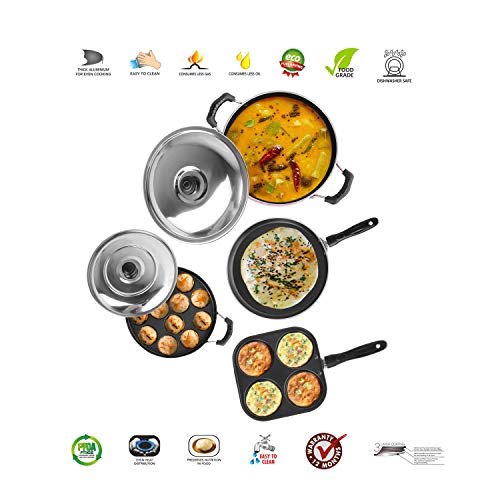 Sumeet Non-Stick Rojo Cookware Set