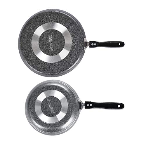 Sumeet NonStick Plata Cookware Set (Dosa Tawa - 26.5Cm Dia + Tapper pan - 0.6Ltr - 20Cm Dia)