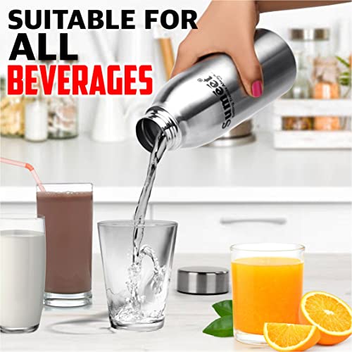 Sumeet Sleek Stainless Steel Leak-Proof Water Bottle/Fridge Bottle
