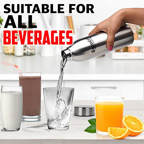 Sumeet Sleek Stainless Steel Leak-Proof Water Bottle/Fridge Bottle