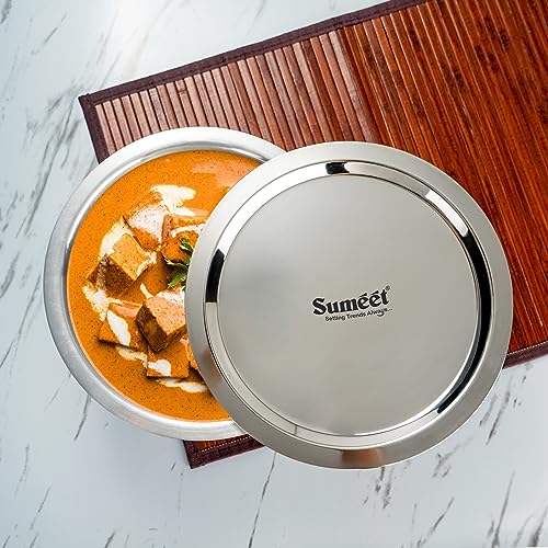 Sumeet 3mm Thick Aluminum Tope with Lid, 1.7Ltr, 19.6cm Dia