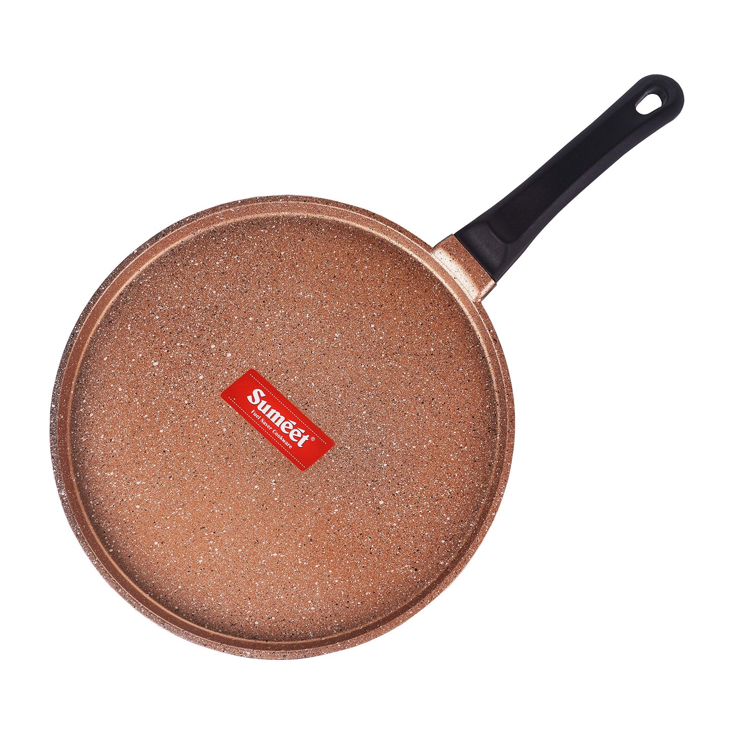 Sumeet Granite Finish NonStick Die Cast 4mm Thick Dosa Tawa - 29 cm (Peach Color)