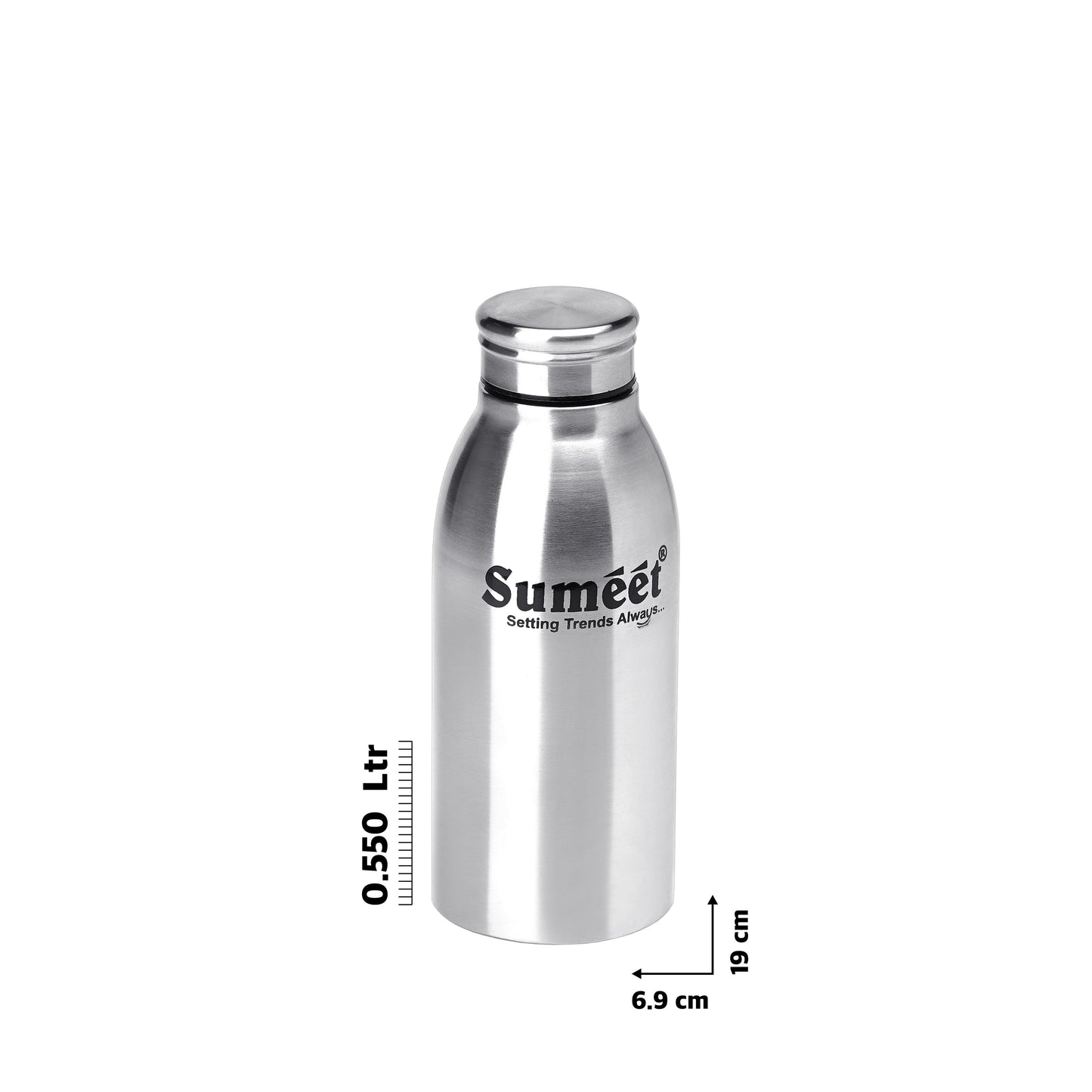 Sumeet Sleek Stainless Steel Leak-Proof Water Bottle/Fridge Bottle