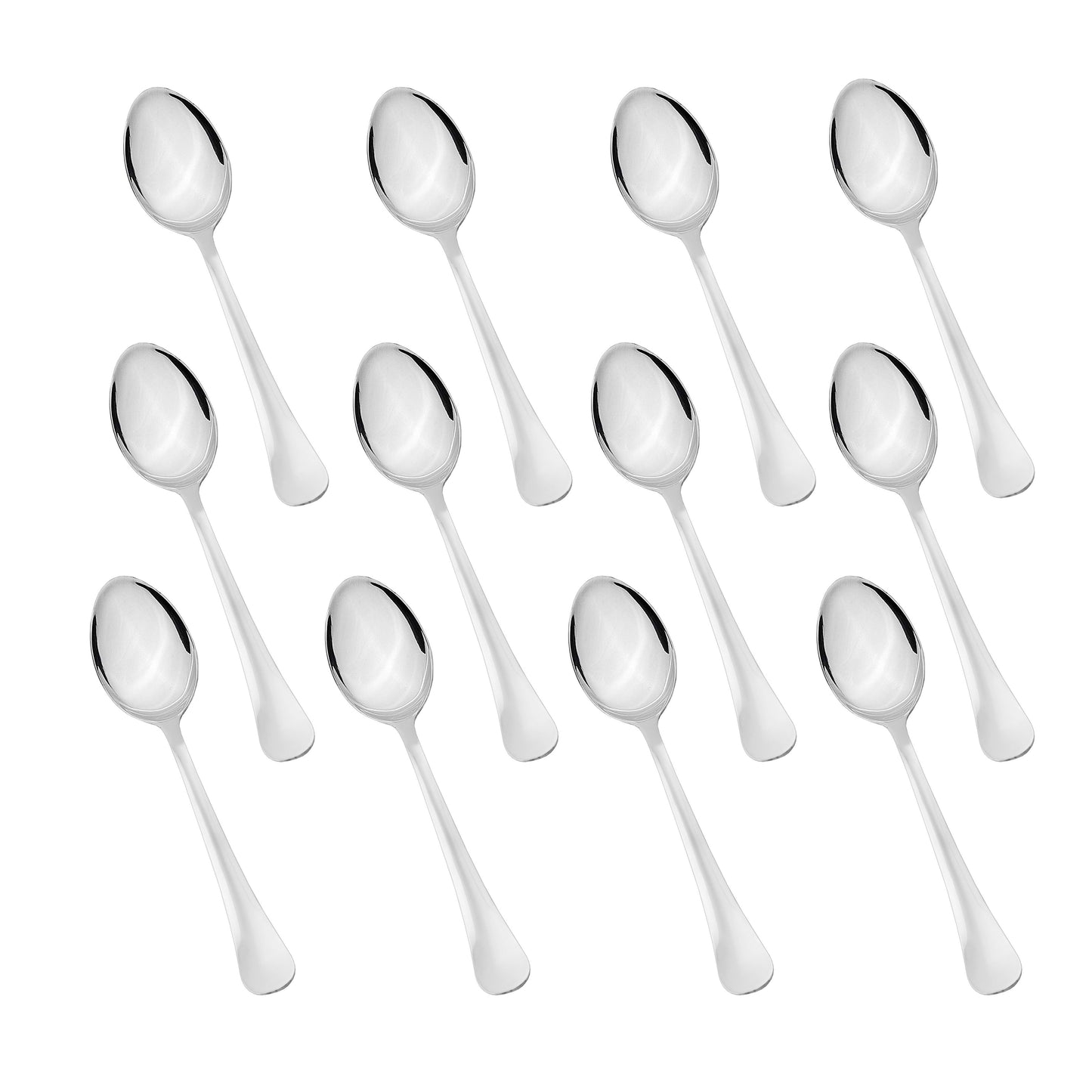 Sumeet Stainless Steel Premium Quality Baby / Medium Spoon set of 12 Pc – (16cm L) (1.6mm Thick)