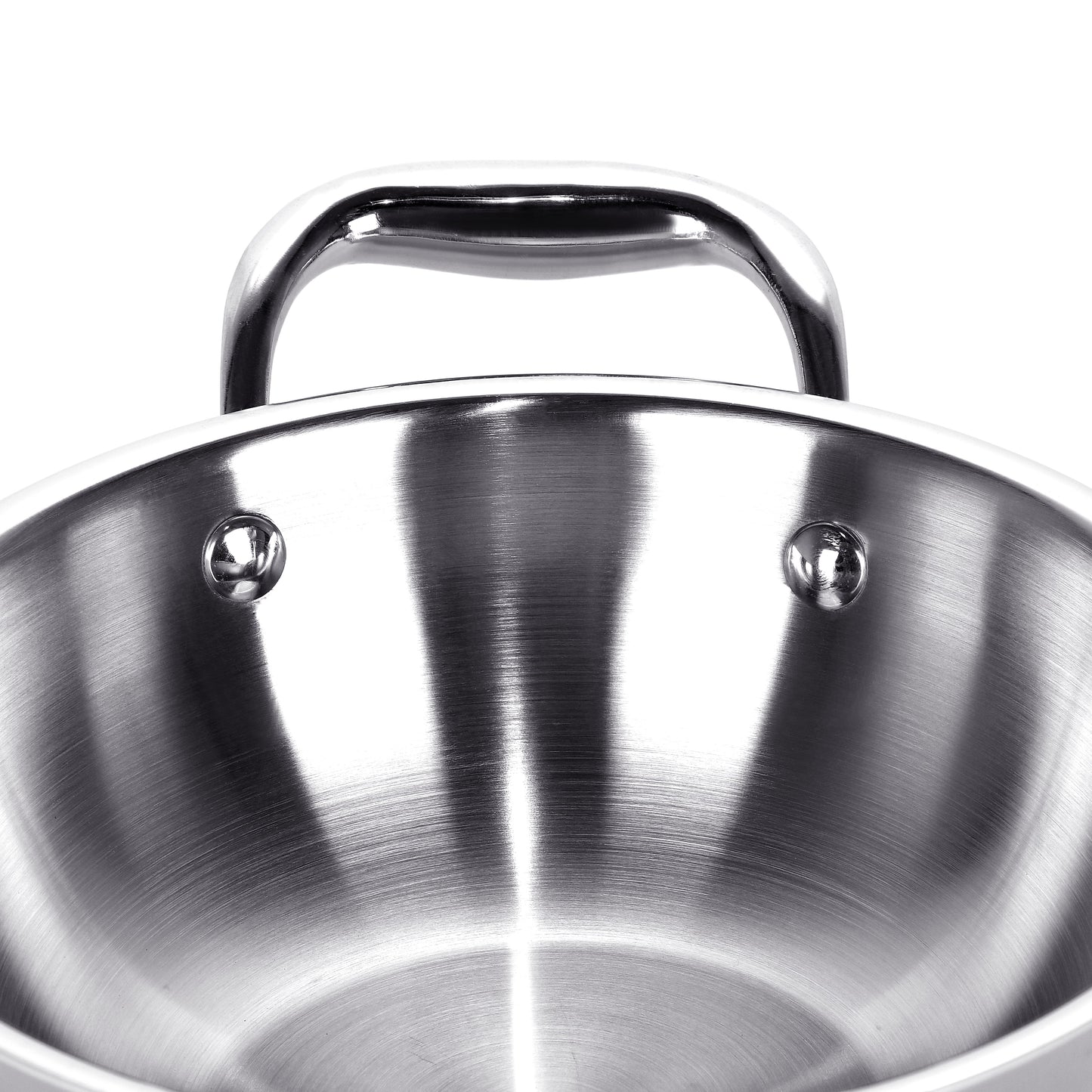 Sumeet Cook Smart TriPly Steel-Aluminium-Steel - 3 Layers Kadhai - 4ltr - 28cm