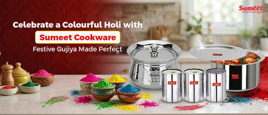 Celebrate a Colourful Holi with Sumeet Cookware: Festive Gujiya Made Perfect