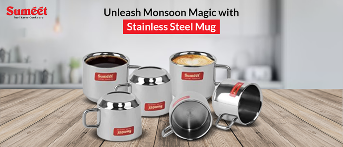 Unleash Monsoon Magic with Stainless Steel Mug