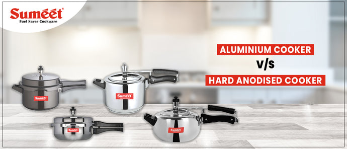 Aluminium Cooker v/s Hard Anodized Cooker