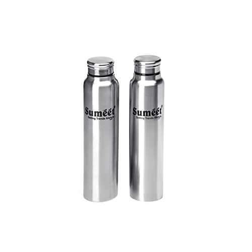 Sumeet Slim Stainless Steel Leak-Proof Water Bottle / Fridge Bottle - 550ml - Pack of 1