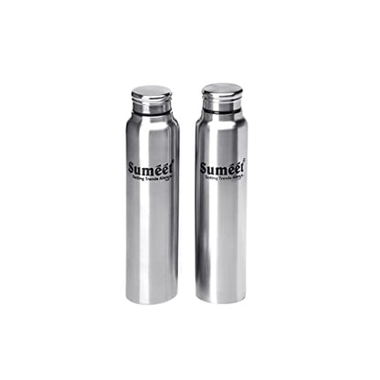 Sumeet Slim Stainless Steel Leak-Proof Water Bottle / Fridge Bottle - 550ml - Pack of 1