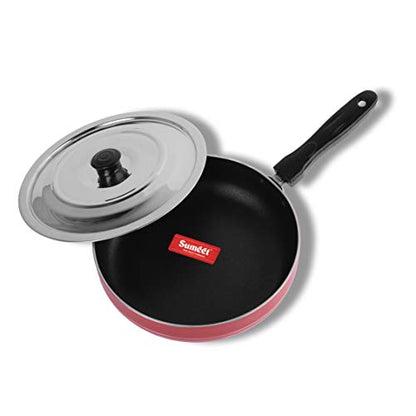 Non Stick Fry Pan with Stainless Steel Lid