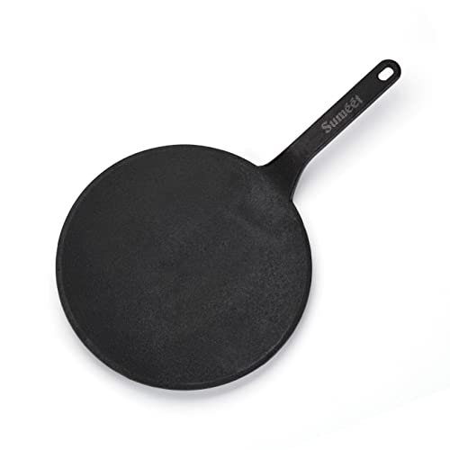 Pre Seasoned Cast Iron Concave Tawa with Handle