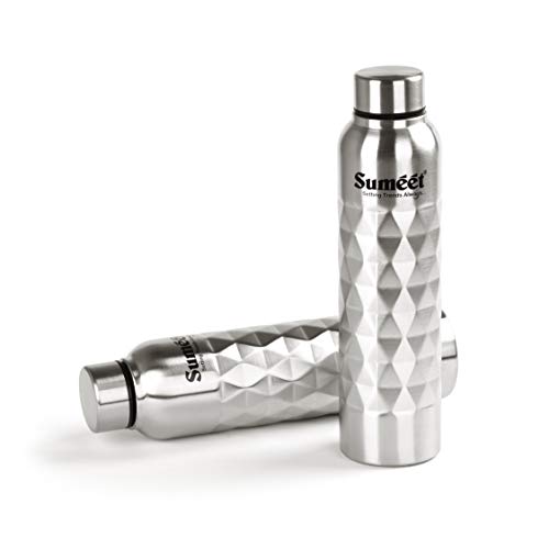 Sumeet Hexa Stainless Steel Leak-Proof Water Bottle / Fridge Bottle - 1000ML