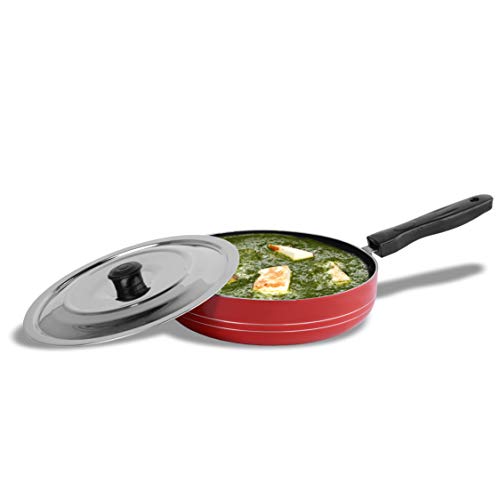 Non Stick Fry Pan with Stainless Steel Lid