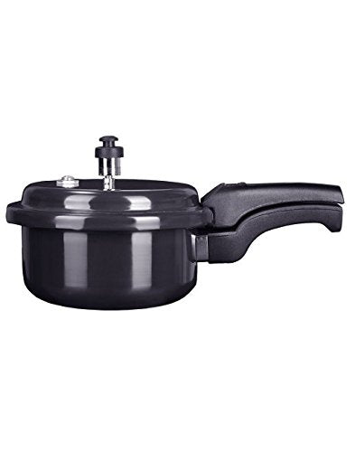 Sumeet Hard Anodised Aluminium Pressure Cooker (2 L) (Black)