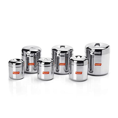 Sumeet Stainless Steel Vertical Utility Canisters/Ubha Dabba