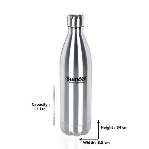 Double Walled Flask / Water Bottle 1000 ml (1 Pc).