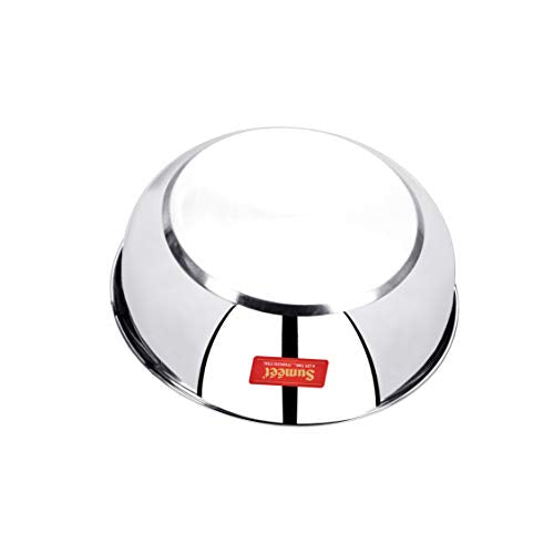 Sumeet Stainless Steel Induction Bottom (Encapsulated Bottom) Induction & Gas Stove Friendly Tasra