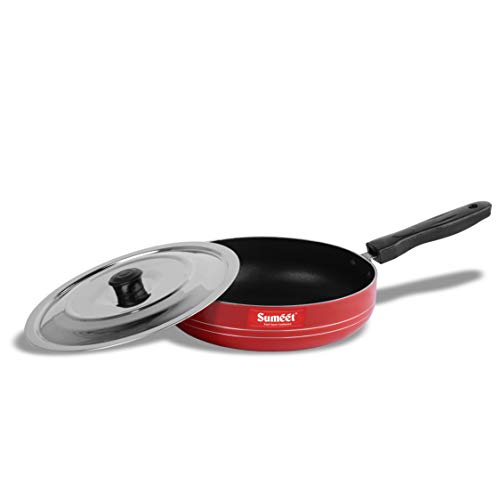 Non Stick Fry Pan with Stainless Steel Lid