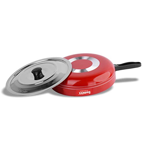 Non Stick Fry Pan with Stainless Steel Lid