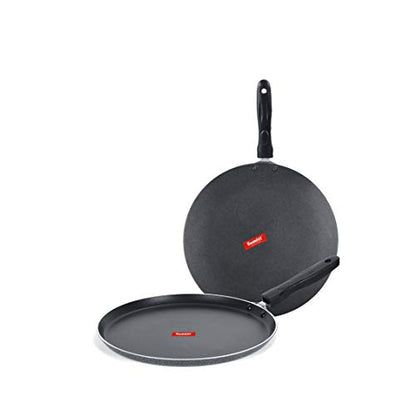 Sumeet NonStick Srebro Cookware Set (Dosa Tawa - 26.5Cm Dia + Conceve/Roti Tawa - 28Cm Dia)