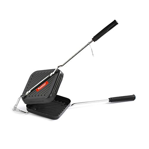 Sumeet Nonstick Grill Gas Toaster, 14cm, Black – Sumeet Cookware