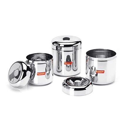 Sumeet Stainless Steel Vertical Utility Canisters/Ubha Dabba