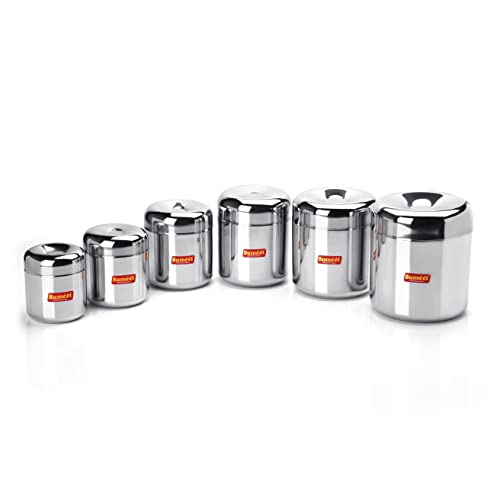 Sumeet Stainless Steel Vertical Utility Canisters/Ubha Dabba