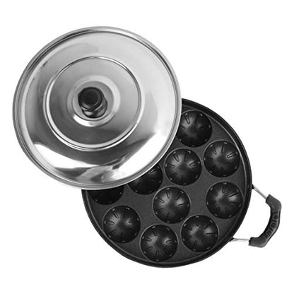 Sumeet 2.6Mm Non Stick Grill Appam Patra with Lid-23cm Dia