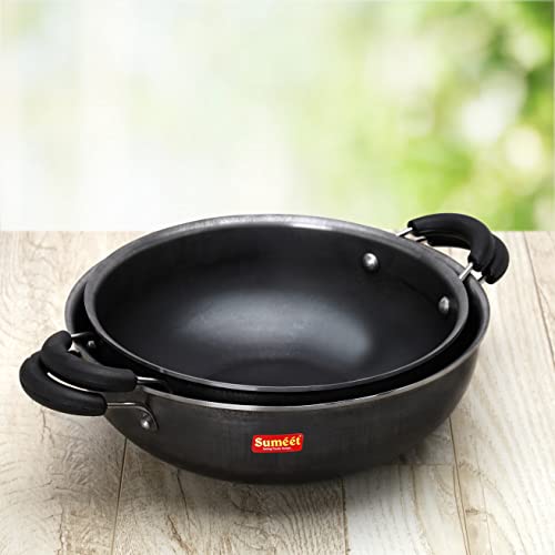 Sumeet Pre Seasoned 2.5mm Thick Iron Dosa Tawa with Double Side