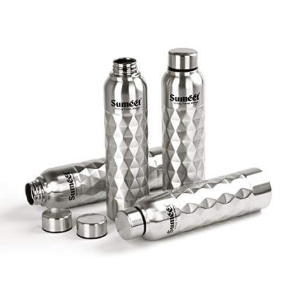 Sumeet Hexa Stainless Steel Leak-Proof Water Bottle / Fridge Bottle - 1000ML