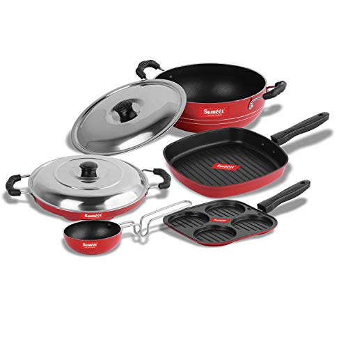 Thick Non-Stick Deco Cookware Set (5 Pcs Set)