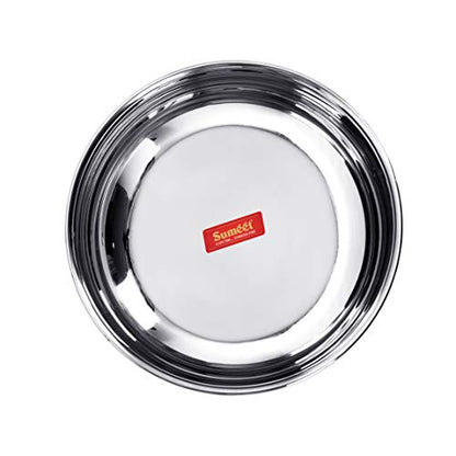 Sumeet Stainless Steel Induction Bottom (Encapsulated Bottom) Induction & Gas Stove Friendly Tasra